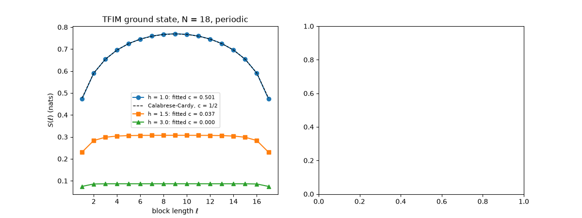 TFIM ground state, N = 18, periodic